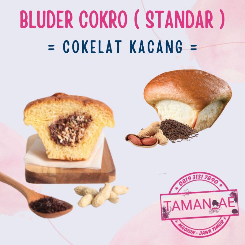 16 Varian Rasa STANDAR Roti Bluder Cokro Madiun-Cokelat Kacang