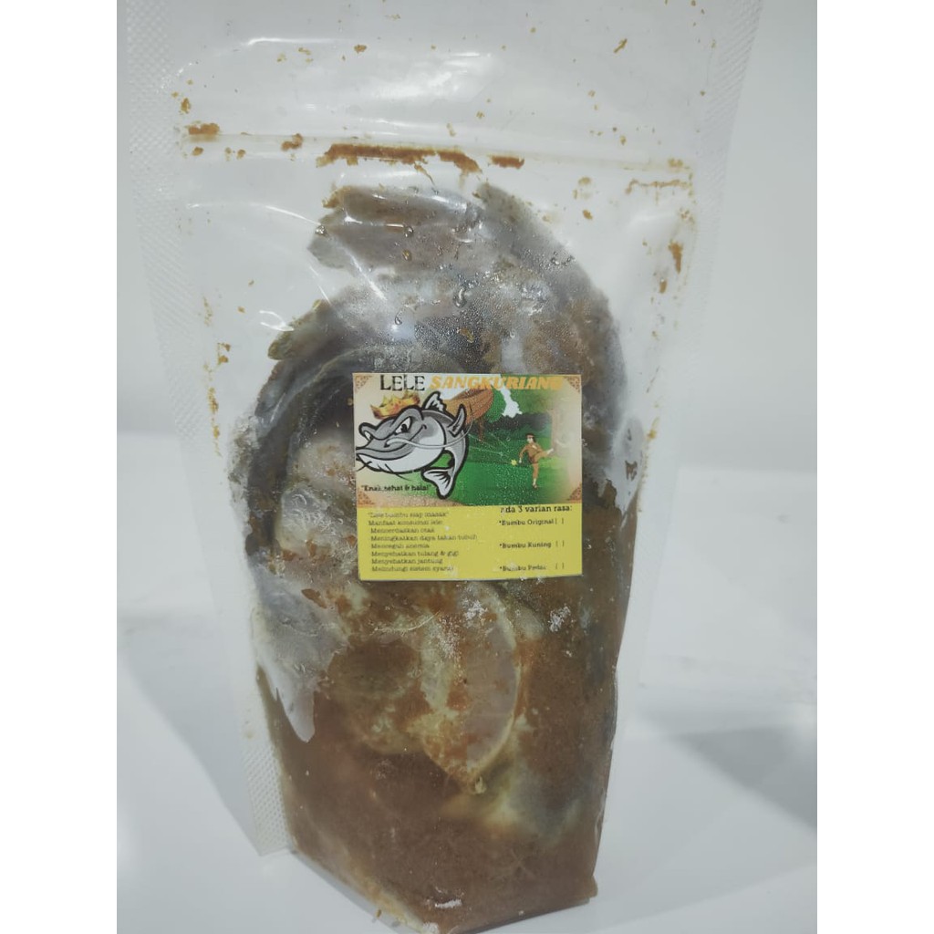 

Lele marinasi sangkuriang. 490 gr.
