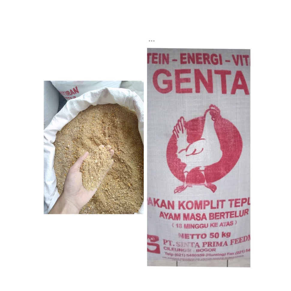 Repack Pakan Ayam Petelur GT-1 1kg GENTA