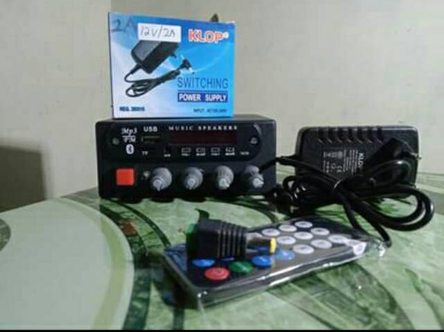 AMPLIFIER MINI dc 8-24volt STEREO  BLUETOOTH plus midl