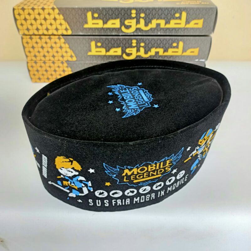 peci anak karakter kartun spiderman upin ipin tayo tobot mobile legend truck oleng