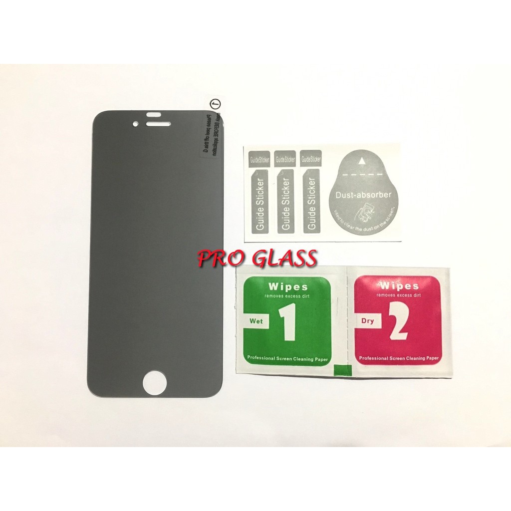 AGSP Iphone 6/6s/6+/6s+/7/SE 2020/7+/8/8+/X/XS Privacy MATTE AntiSpy-Anti Glare Tempered Glass