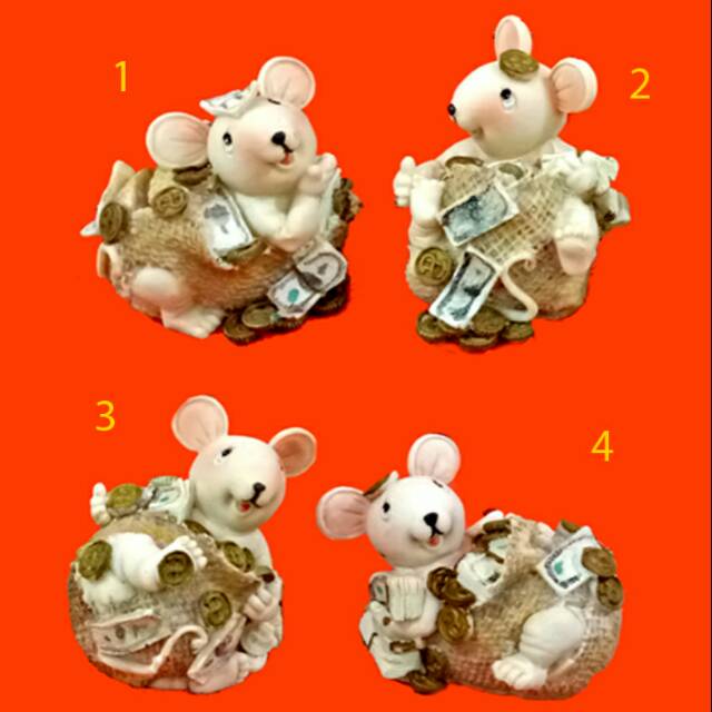 Flash Sale Pajangan Tikus Keberuntungan Fengshui wxW8Exhn0JLDo