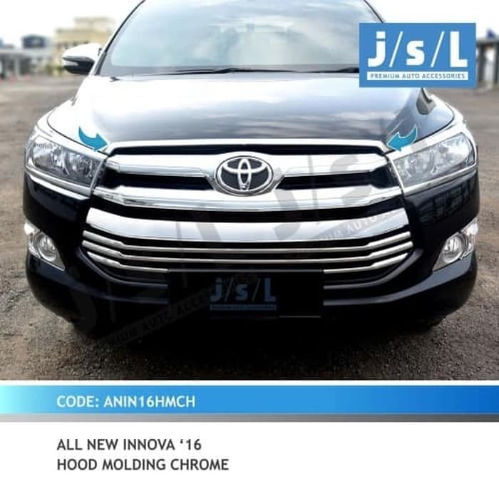 Hood Moulding All New Innova 2016 Chrome