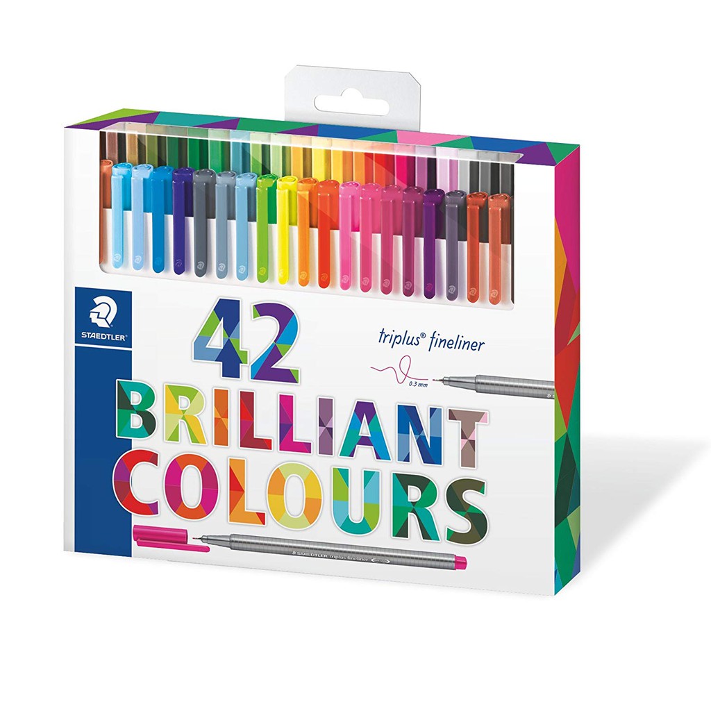 

334C42 TRIPLUS FINELINER 42-COLOR ASSORTED SUPER FINE WATER-BASED MARKER STAEDTLER