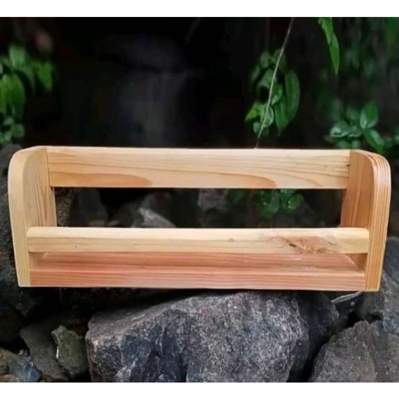 Rak bumbu dapur/rak dinding kayu