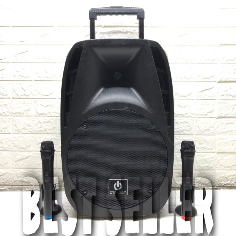 Speaker Bluetooth CRIMSON PA 123-2 Portable Wireless 12 Inch Original