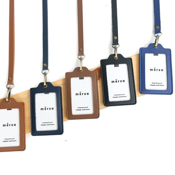 

Tren Kekinian.. ID Card Holder Name Tag Kulit | amma by Merza