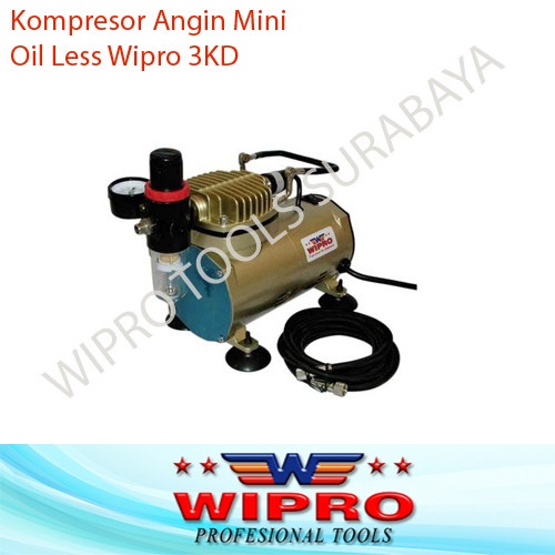 Kompresor Angin Mini Oil Less Wipro 3KD