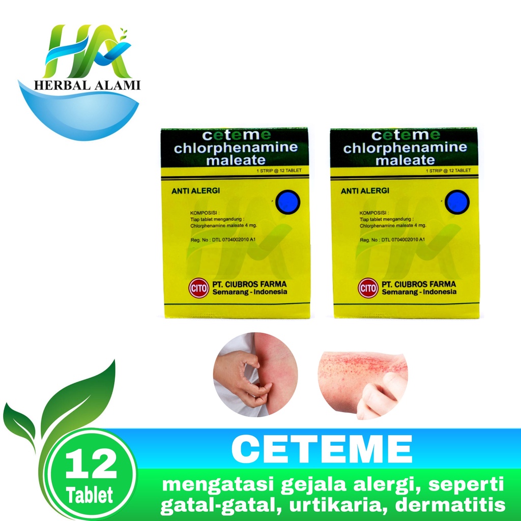 CTM Ceteme – Obat untuk Alergi