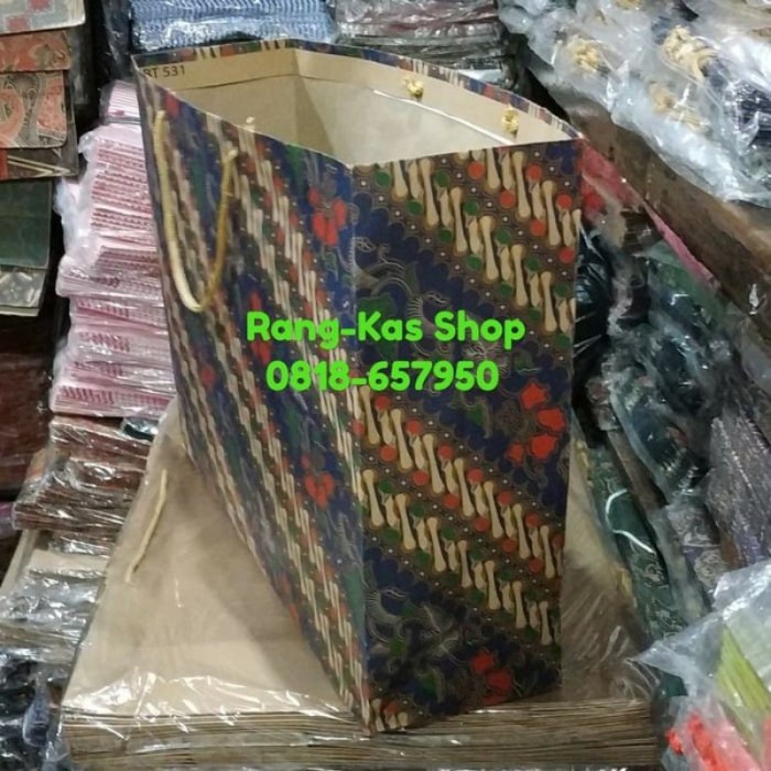 

(TERLARIS) Paperbag Batik Xl Landscape Jbt Kraft Doff