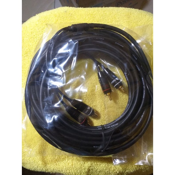 kabel audio canare jack rca to rca nakamichi 10m kualitas bagus