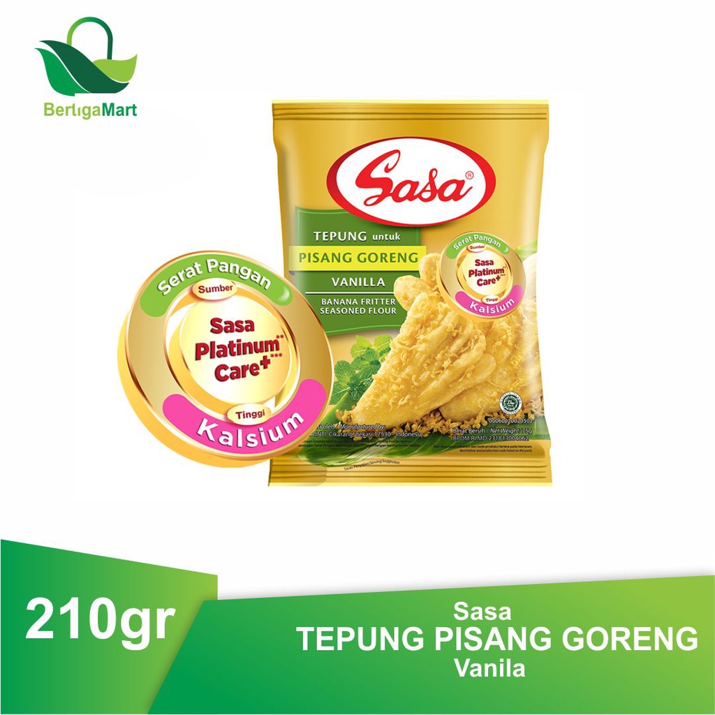 

Sasa Tepung Pisang Goreng Bervitamin & Bermineral 210gr