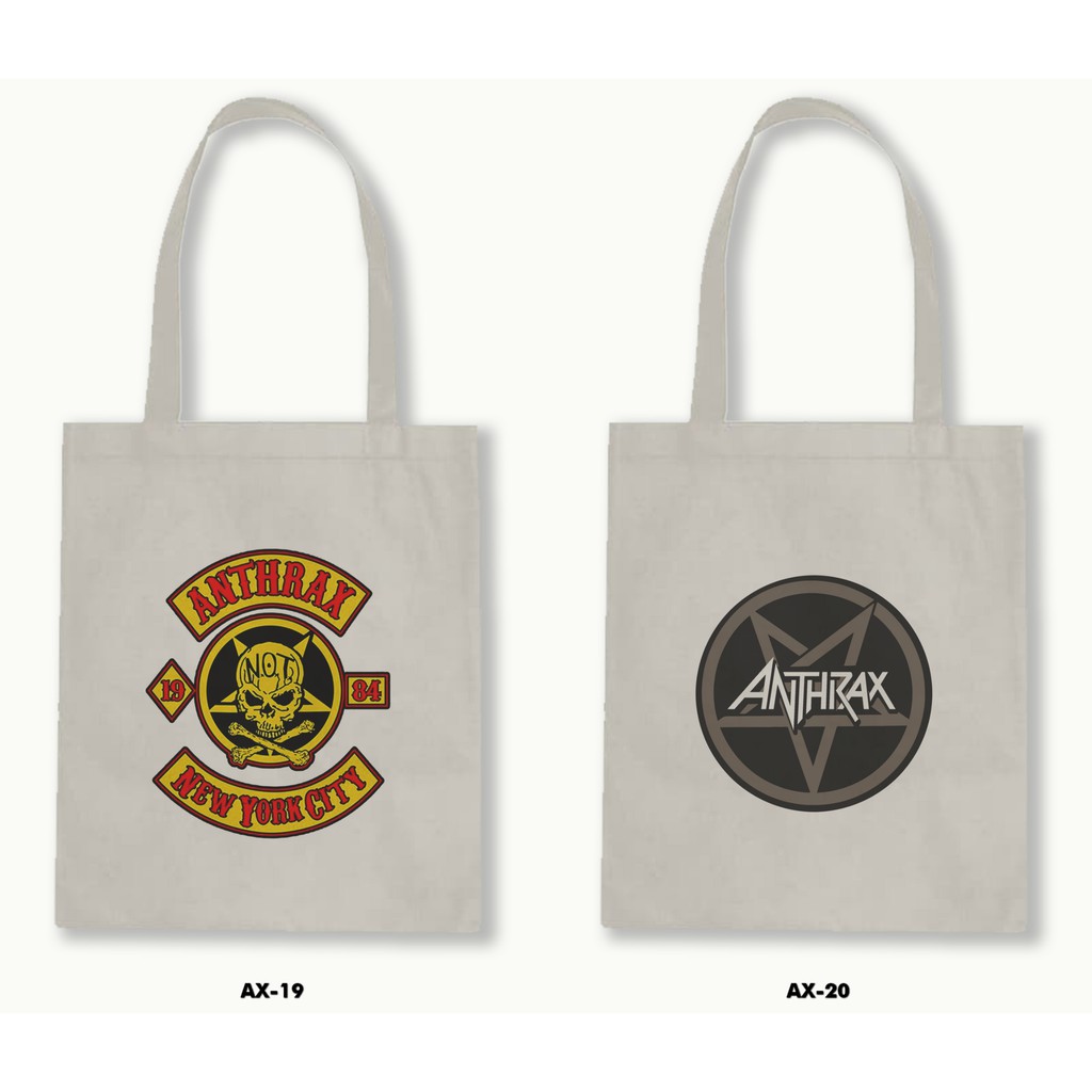 TOTE BAG BLACU - ANTHRAX .01