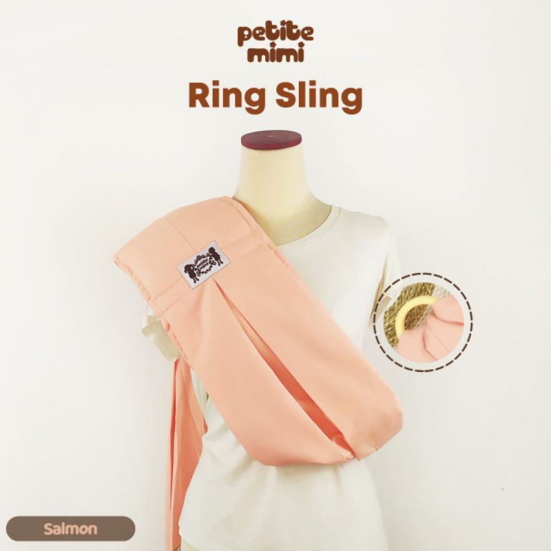 Petite mimi gendongan ring sling - polos warna