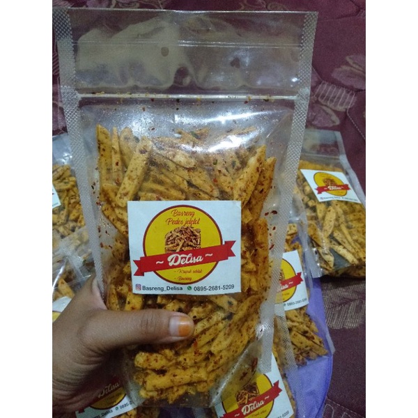 

basreng pedes/daun jeruk murah/viral/isi 170gram