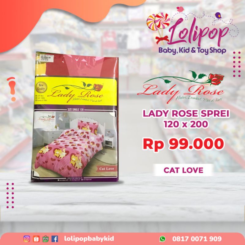 Lady Rose Sprei 120 x 200 2in1