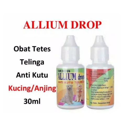 ALLIUM DROP EAR MITES 30ml obat tetes telinga