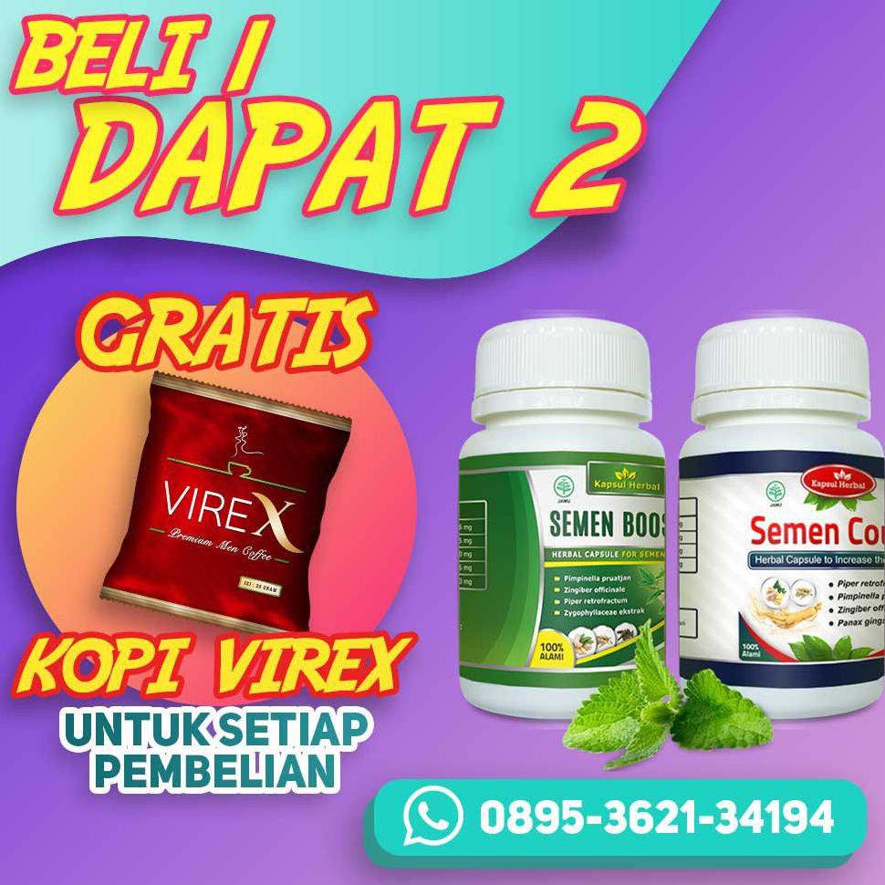 bergaransi LEBIH_-_EKONOMIS_-_-_-_PAKET_-_KESUBURAN Semen Booster dan Semen Count