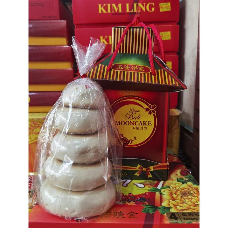 Per Box Mooncake Tong Jiu Pia Susun Gaya Bali - Moon Cake - Kue Bulan