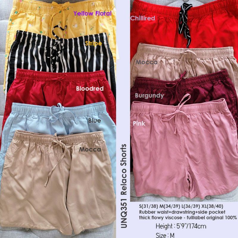 UNIQLO Celana Pendek Wanita Relaco Shorts Original Branded