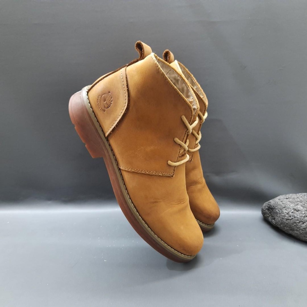 Sepatu Second Timberland 8008 Belanger EK + waterproof wheat nubuck boots size 40
