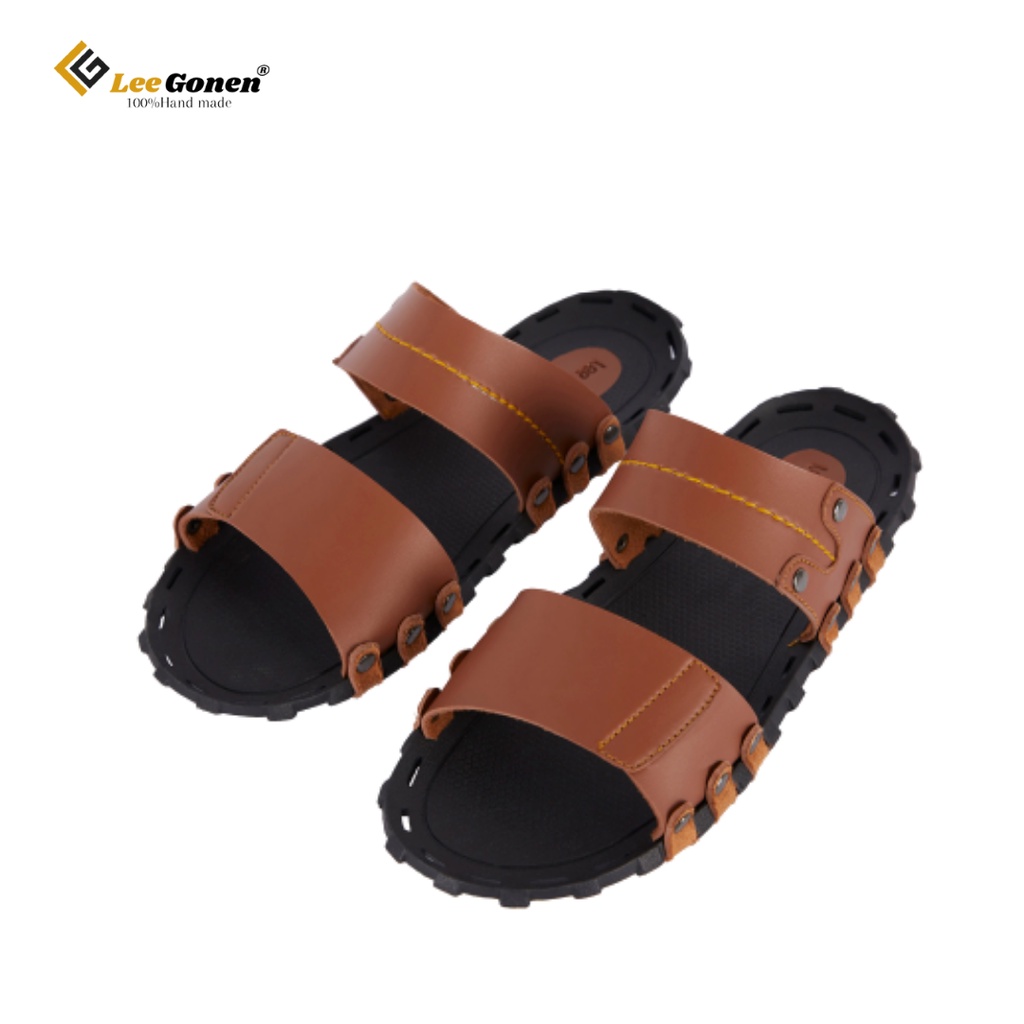 SANDAL KULIT PRIA LEE GONEN SENDAL PRIA CASUAL SANDAL PRIA KEKINIANSANDAL PRIA TERBARU SANDAL PRIA C