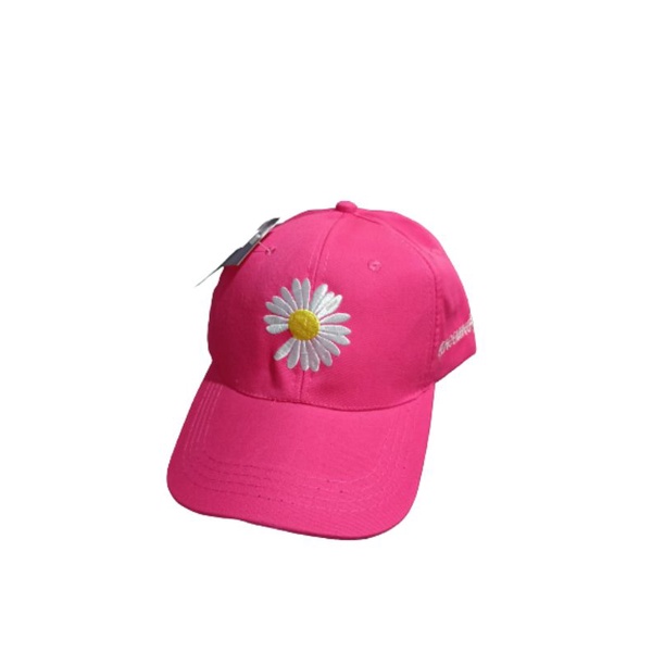 Topi Baseball Motif Bunga Daisy Kecil Gaya Hip Hop Untuk Wanita / Topi-PING fanta