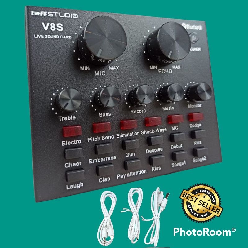 PENAWARAN SPESIAL - Soundcard blothoote V8 Plus + Microphone Stand Holder 360 + Soundcard V8/V8PLUS/
