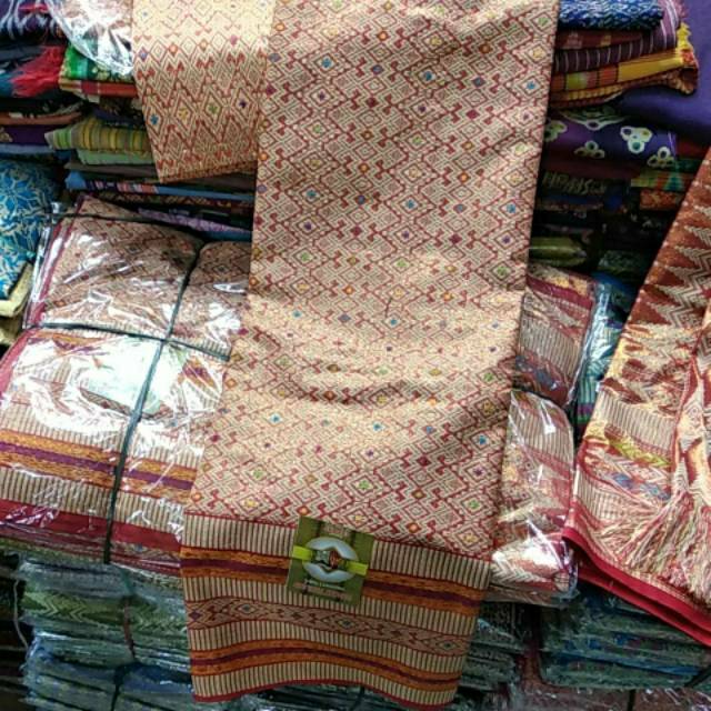 Songket Palembang murah seri warna