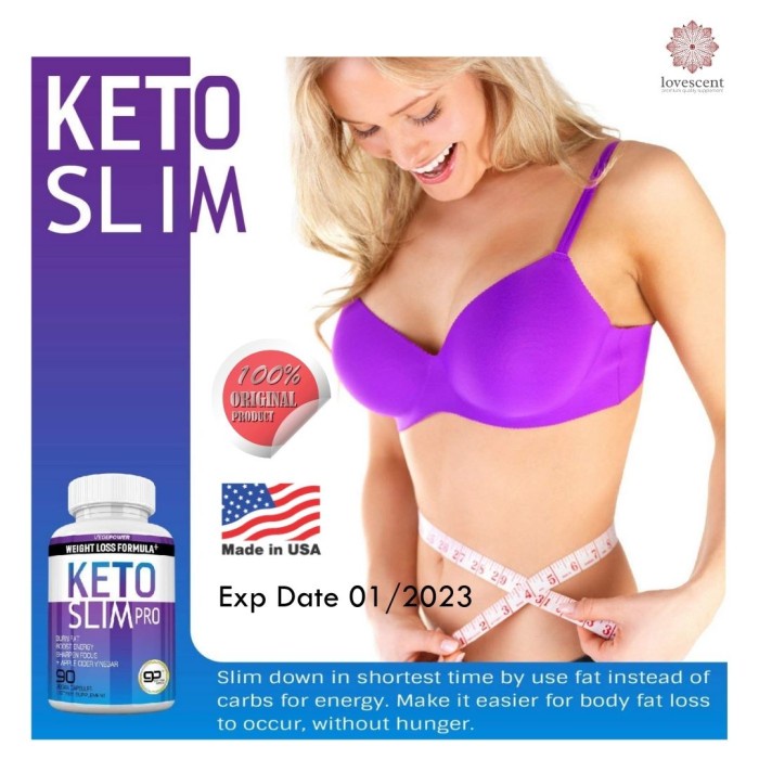 

KETO SLIM PRO + APPLE CIDER VINEGAR DIET WEIGHT LOSS MADE IN USA