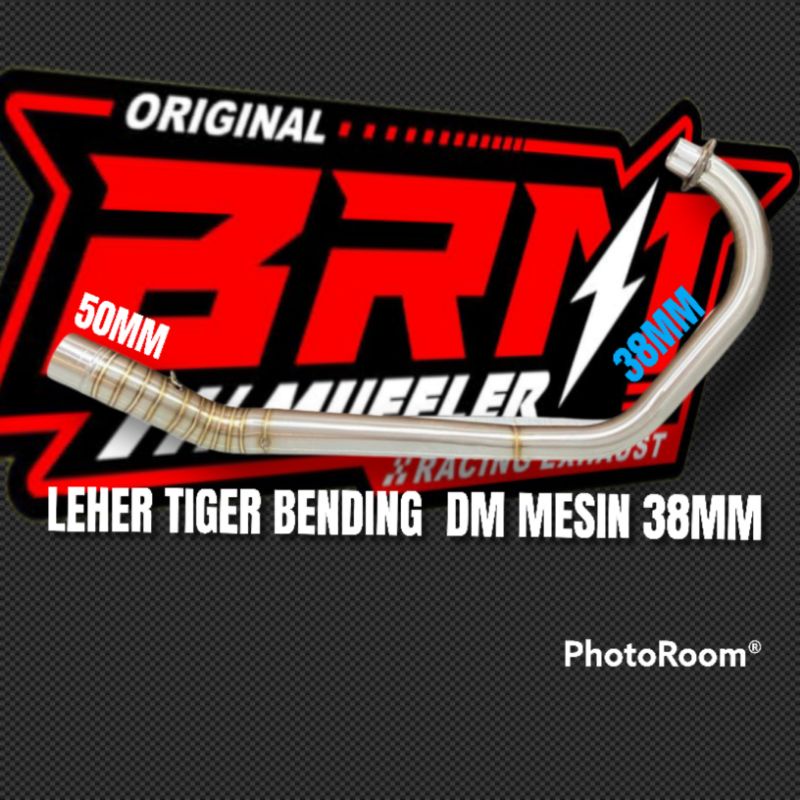 Pipa Leher Knalpot tiger full bending diameter pipa ke mesin mesin 38mm spek up