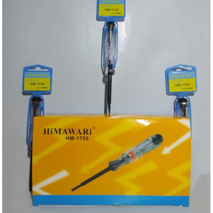 Jual TESPEN LISTRIK HIMAWARI HM1750 / OBENG TESTPEN HIMAWARI HM1750