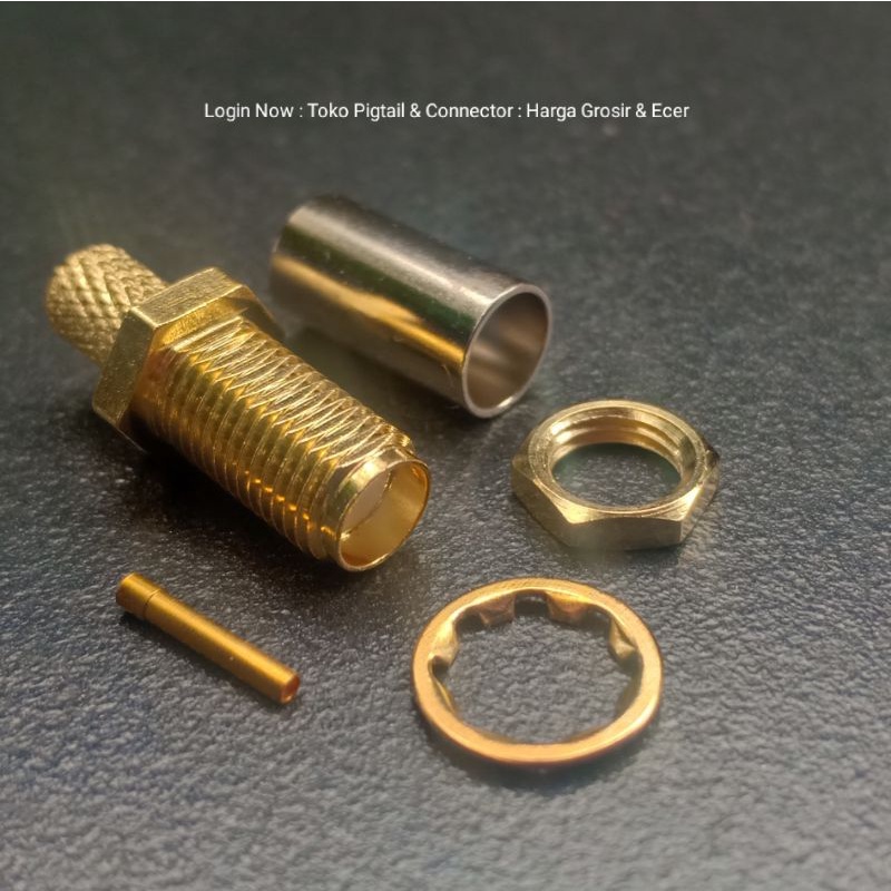 Connector sma female RG58