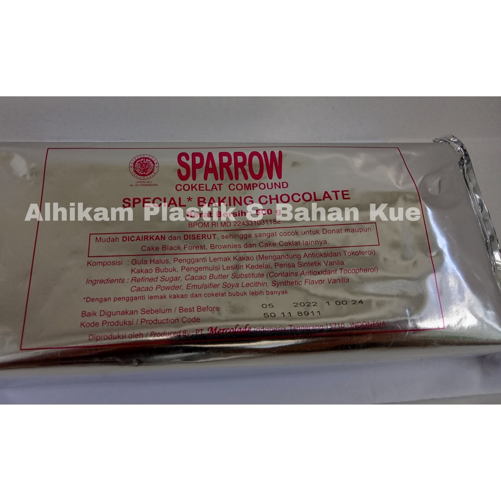 

Cokelat Blok Sparrow / Coklat Batang Sparrow 500gr