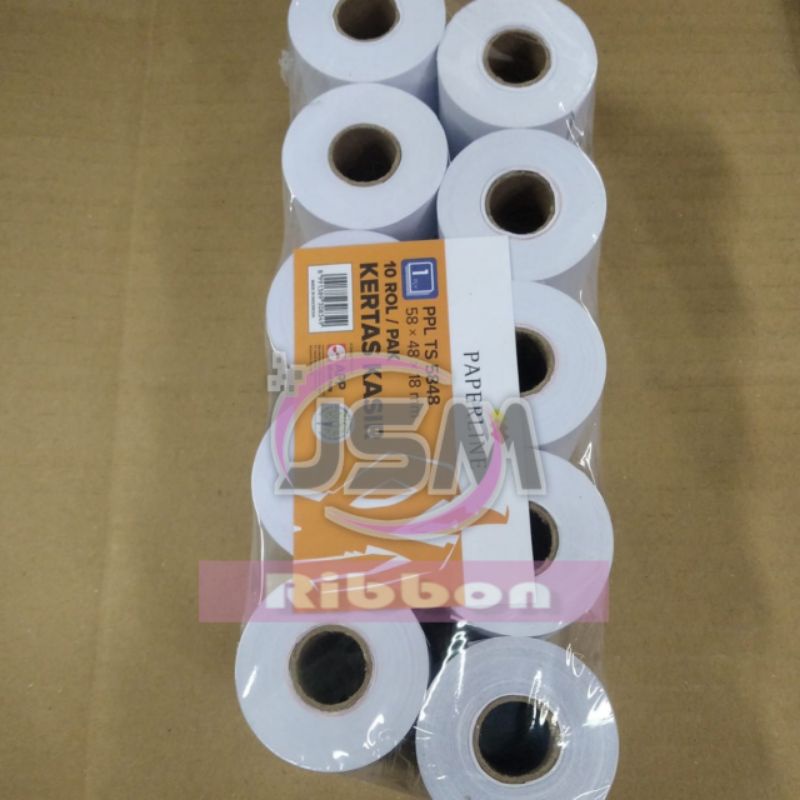 

Kertas Kasir Ukuran 58x48x18mm Merk Paperline Harga Per Pack Isi 10 roll