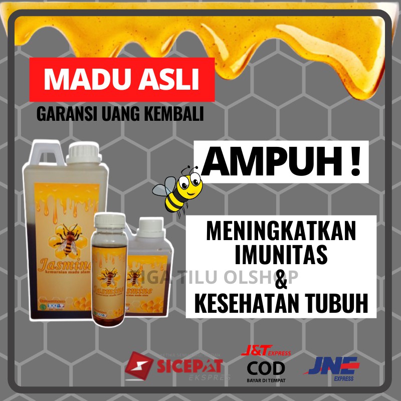 

MADU ASLI MADU MURNI ISI 1000 GRAM KUALITAS PREMIUM JSR REMPAH