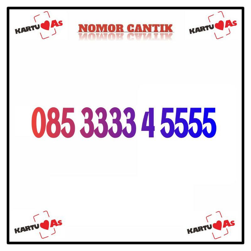 nomor cantik TELKOMSEL 3333 simPATI