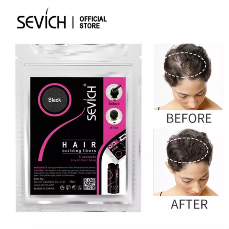 Sevich Hair Fiber 25g Isi Ulang - Refill