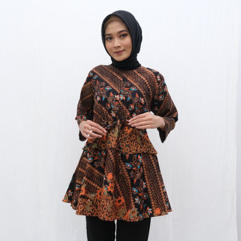 Blus Batik Lonceng Sogan - Naira Batik