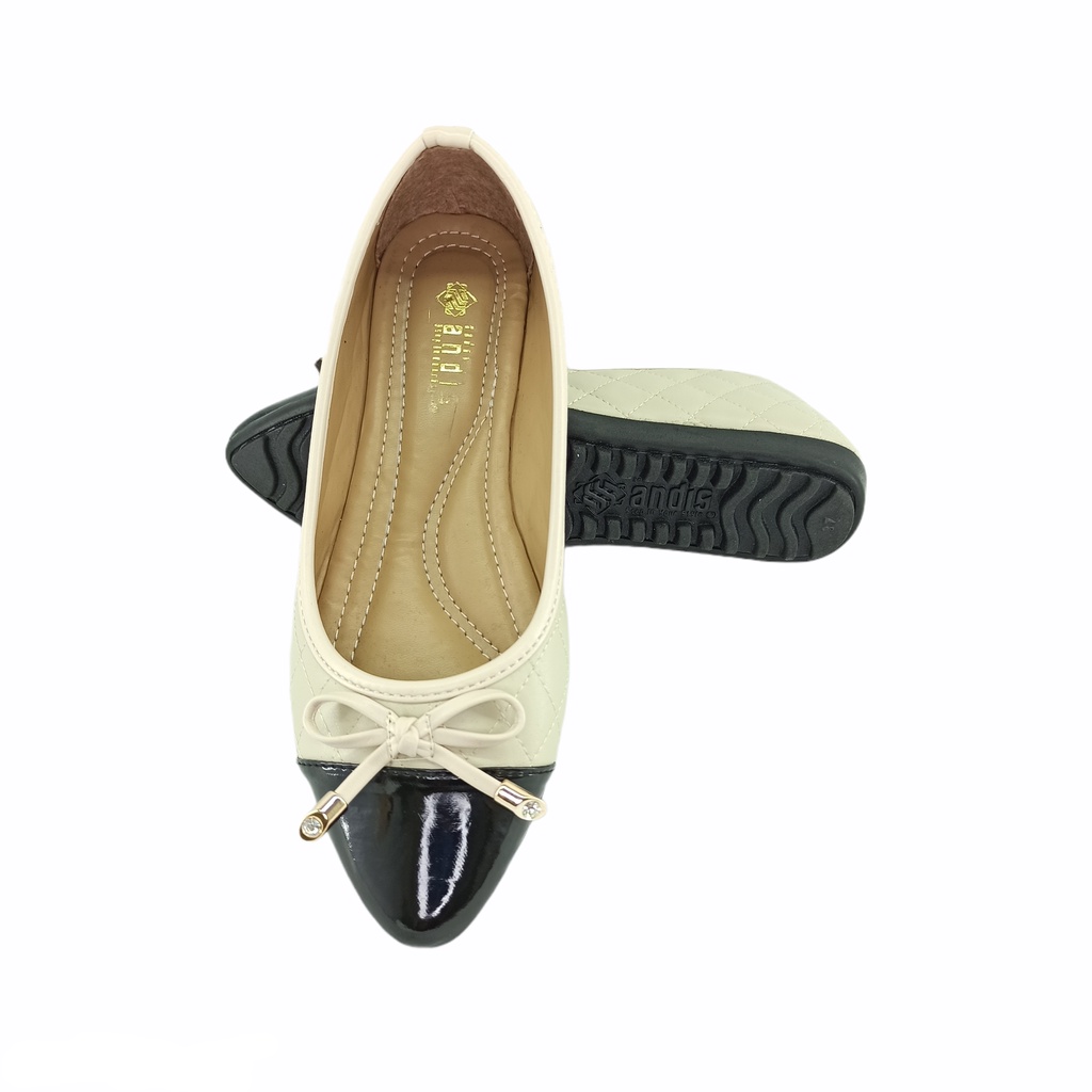 Sepatu Wanita Flatshoes Channel Pita Andis AN 17