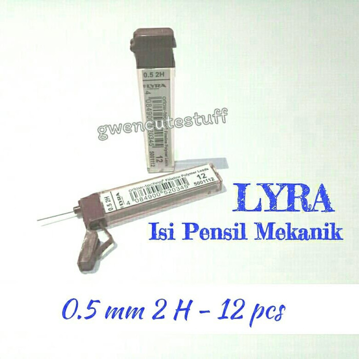 

LYRRP0.52H LYRA Isi Pensil Mekanik 0.5 2H/Refill Mechanic Orlow Pencil
