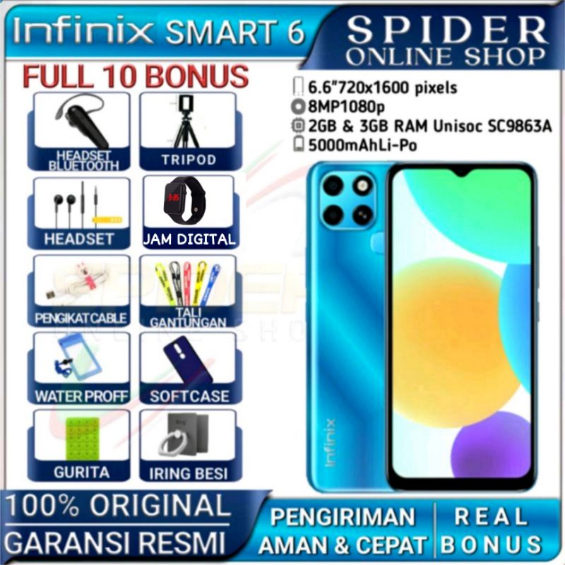 SMART 7 RAM 3/64GB | 4/64GB GARANSI RESMI INFINIX