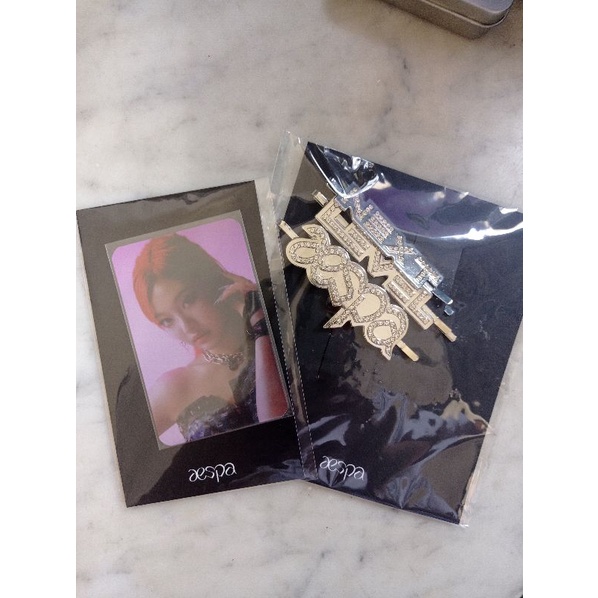 

photocard ningning aespa hairpin nextlevel set sgs smglobalshop pc photocard wts