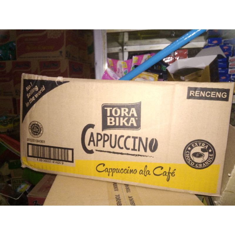 

Kopi Instant Torabika Cappucino Tora Bika Dus Karton isi 12 Renteng Rcg @10 sachet