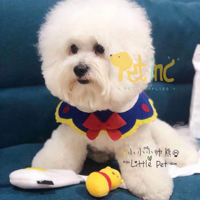 Pet 3D bib snow white