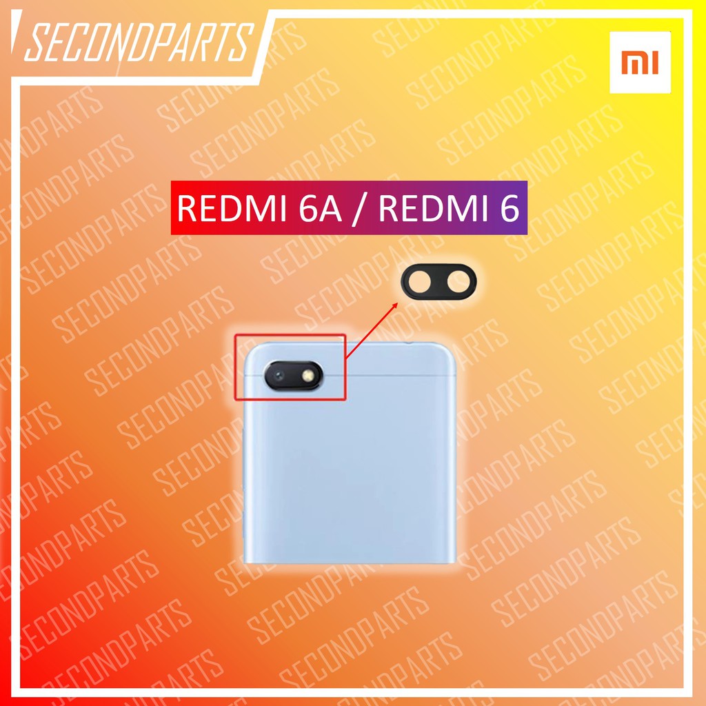 KACA LENSA KAMERA XIAOMI REDMI 6A / 6 ORIGINAL