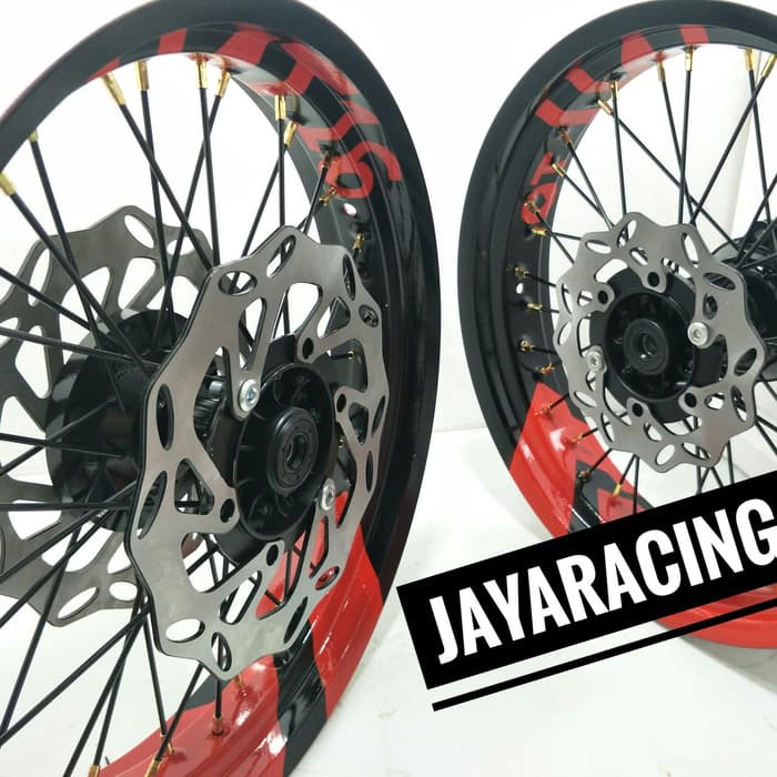 Velg custom Ring 17 L 350 300 Vixion new Vixion lama depan double disc