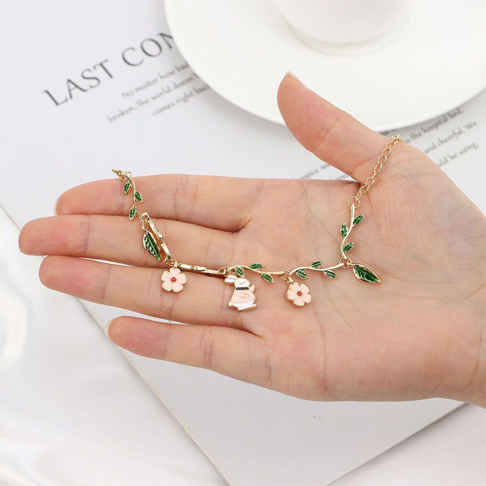 PREVA Animal Bracelet Gift Imitation Pearl Cute Jewelry Accessories Sweet Bunny Charm Bracelet