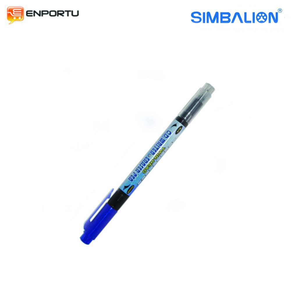 

SIMBALION CD Writer & Eraser #881 Biru - spidol untuk cd